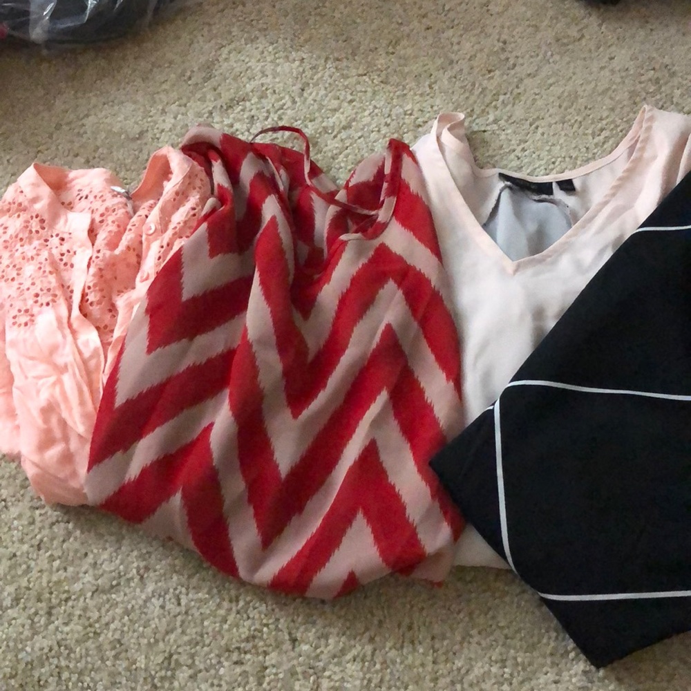 Bundle of 4 work blouses!